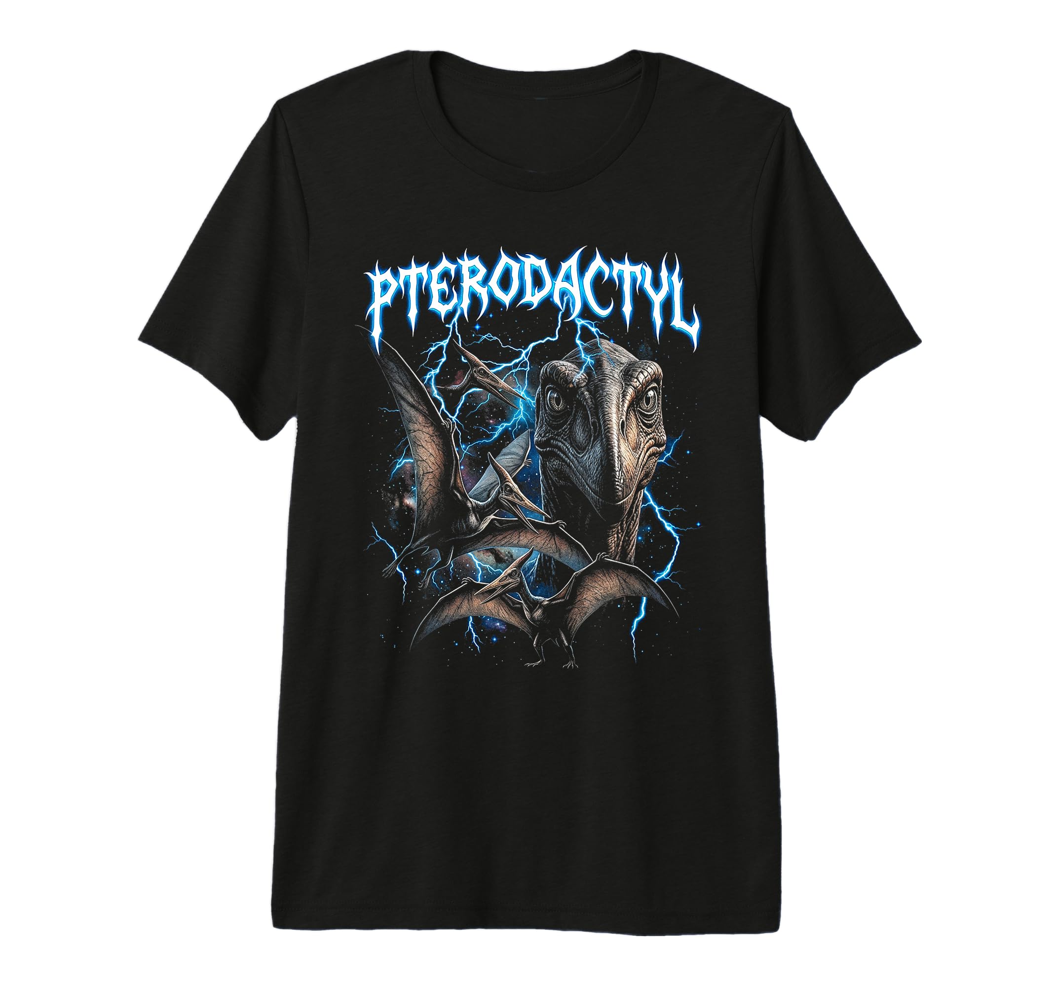 Pterodactyl 90S Heavy Metal Dinosaur T-Shirt - Trendy Graphic Men Women - T-Shirt, Sweatshirt, Hoodie