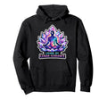 Moon Meditation Lunar Mindfulness Hoodie - Fun Novelty Design for Adults - T-Shirt, Sweatshirt, Hoodie