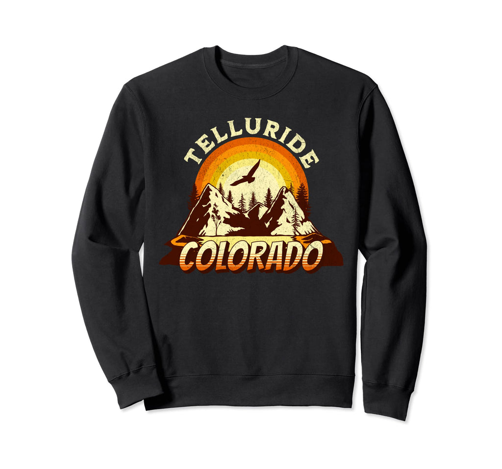 Telluride Colorado Grunge Sunset Sweatshirt - Novelty Apparel Unisex - T-Shirt, Sweatshirt, Hoodie