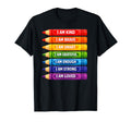 Positive Affirmations Crayons T-Shirt - Casual Everyday Wear for Adults - T-Shirt, Sweatshirt, Hoodie