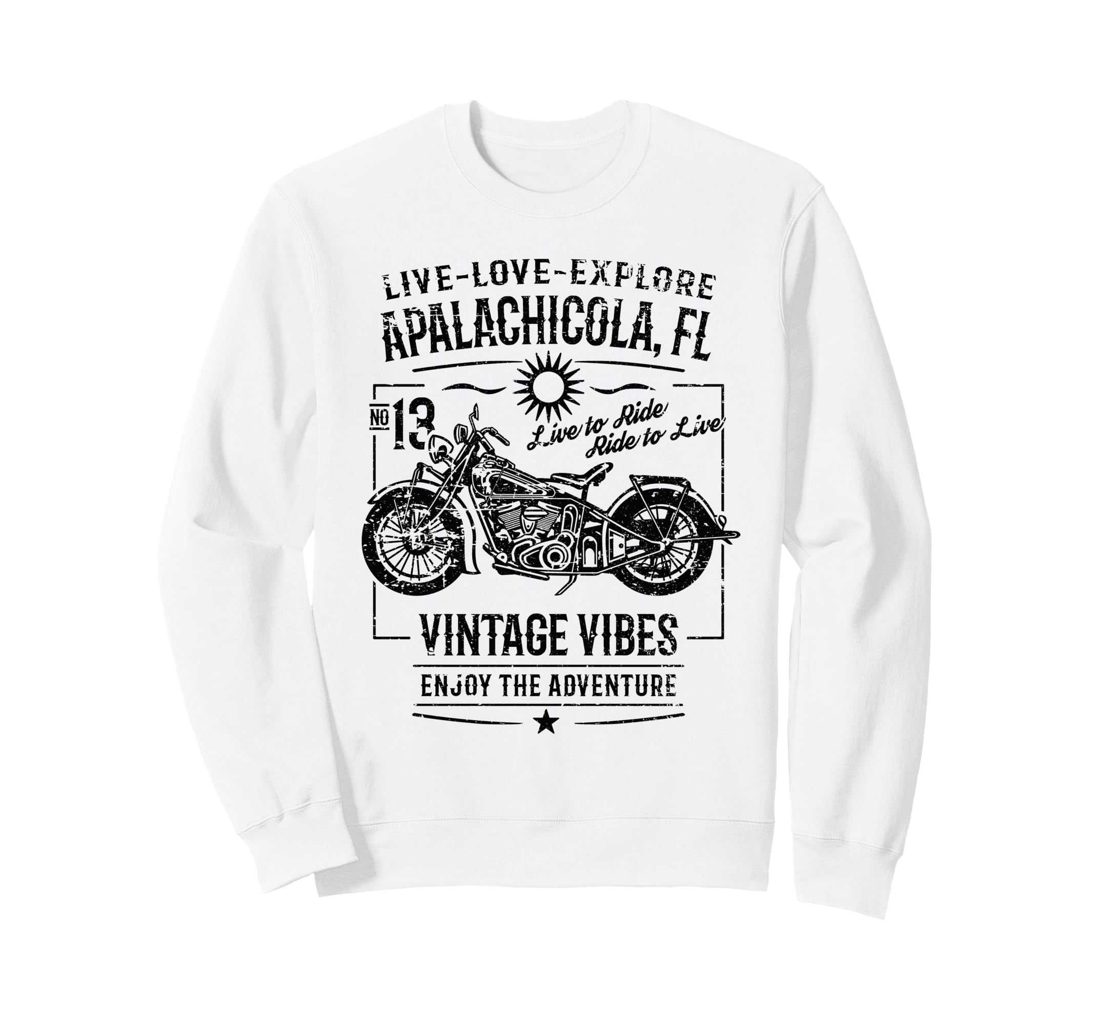 Apalachicola Florida Usa Adventure Sweatshirt - Streetwear Style Unisex - T-Shirt, Sweatshirt, Hoodie