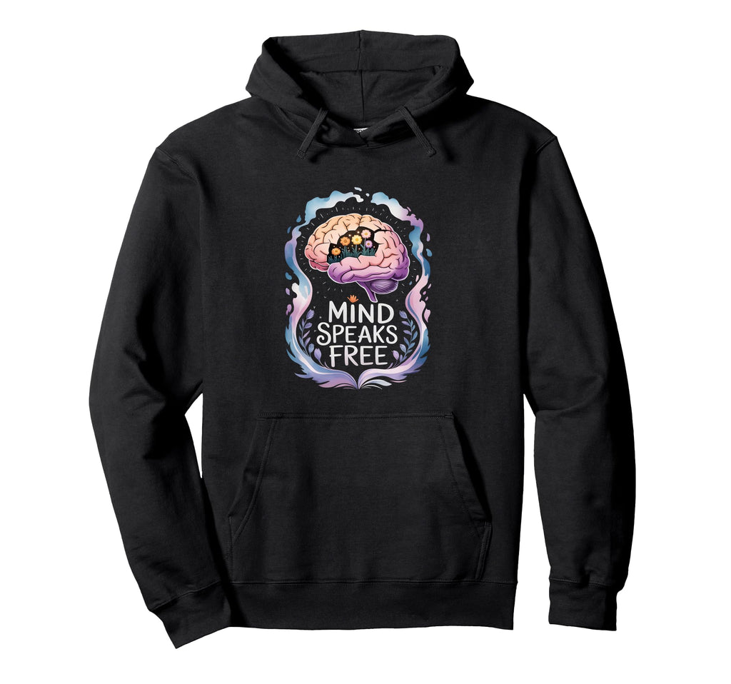 Brain Blooms Flowers Mind Free Hoodie - Casual Everyday Wear for Adults - T-Shirt, Sweatshirt, Hoodie