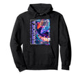 Fukuoka City 80S Synthwave Koi Carp Japan Hoodie - Graphic Print Unisex - T-Shirt, Sweatshirt, Hoodie
