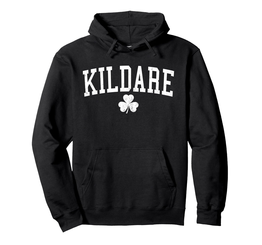 Kildare Ireland St Patricks Day Distressed Hoodie - Trendy Graphic Unisex - T-Shirt, Sweatshirt, Hoodie