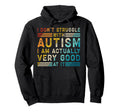 Funny Autism Neurodivergent Pride Hoodie - Graphic Print Men Women - T-Shirt, Sweatshirt, Hoodie