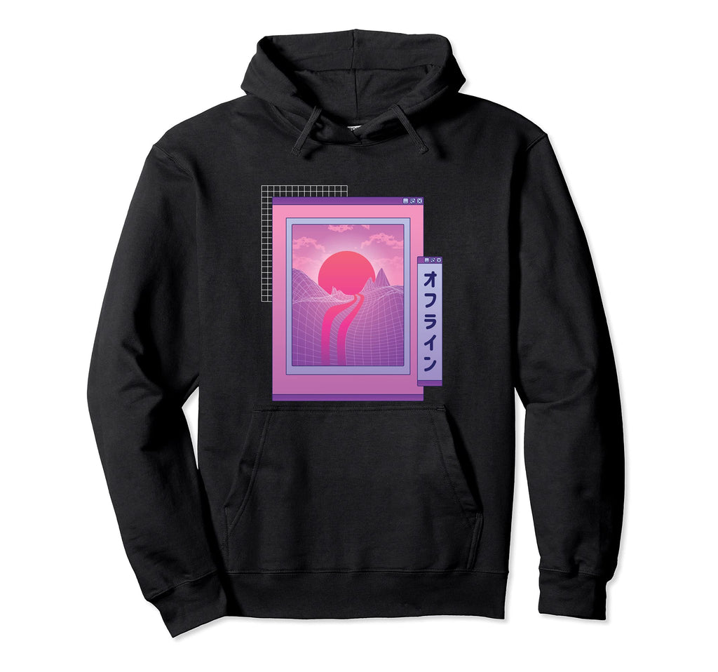 Synthwave Vaporwave Aesthetic 80S Home Hoodie - Unique Graphic for Adults - T-Shirt, Sweatshirt, Hoodie