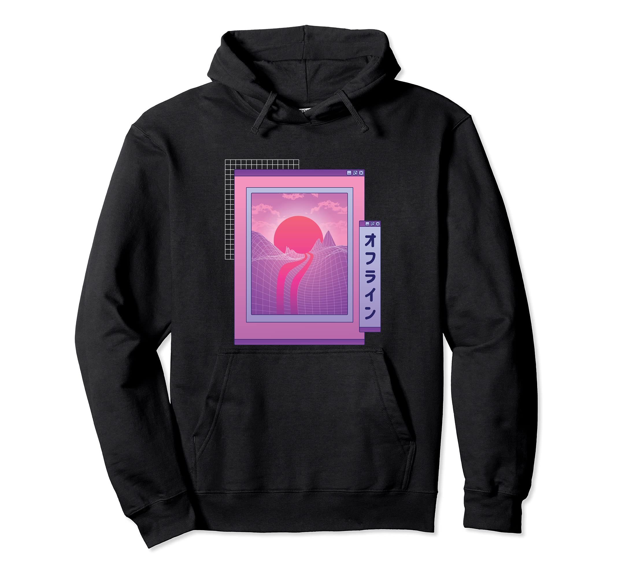 Synthwave Vaporwave Aesthetic 80S Home Hoodie - Unique Graphic for Adults - T-Shirt, Sweatshirt, Hoodie