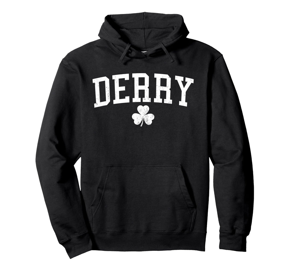 Derry Ireland St Patricks Day Hoodie - Unique Graphic for Adults - T-Shirt, Sweatshirt, Hoodie