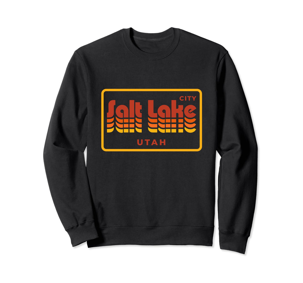 1970S 1980S Typography Salt Lake Sweatshirt - Unique Graphic for Adults - T-Shirt, Sweatshirt, Hoodie