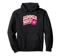 Typography Summer Vibes Summer Waves Hoodie - Unique Graphic for Adults - T-Shirt, Sweatshirt, Hoodie