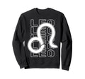 Leo Zodiac Sign Typography Sweatshirt - Novelty Apparel for Adults - T-Shirt, Sweatshirt, Hoodie