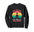 Yoga Inspired Here And Now Sweatshirt - Custom Art Print Men Women - T-Shirt, Sweatshirt, Hoodie