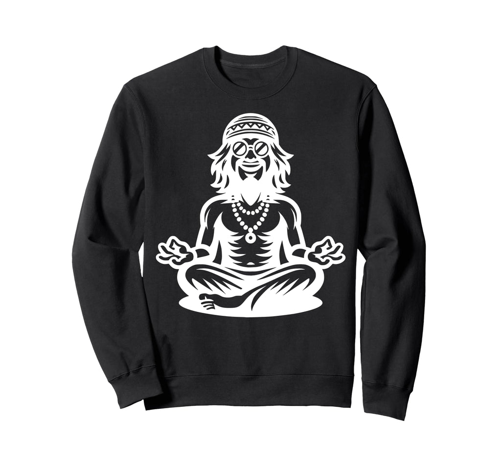 Meditating Figure Artistic Meditation Sweatshirt - Streetwear Style Unisex - T-Shirt, Sweatshirt, Hoodie