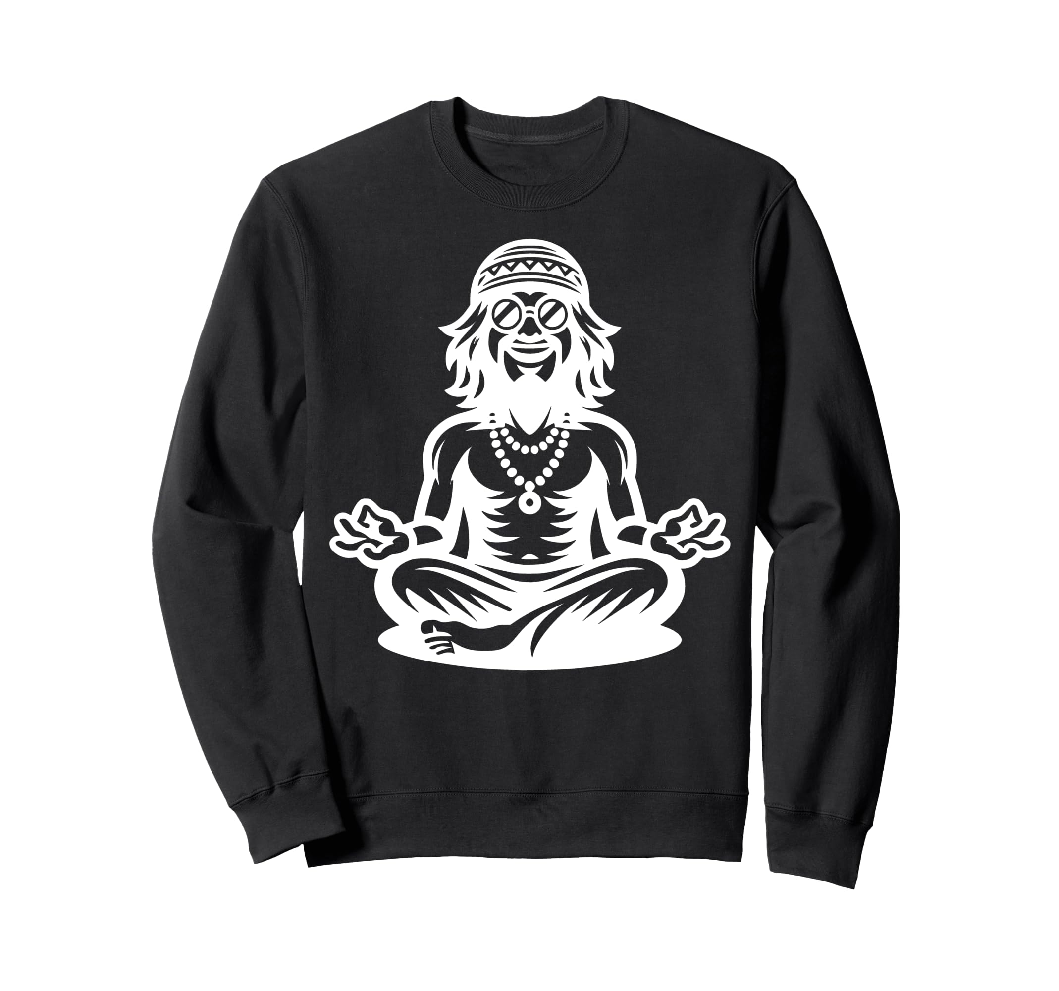 Meditating Figure Artistic Meditation Sweatshirt - Streetwear Style Unisex - T-Shirt, Sweatshirt, Hoodie