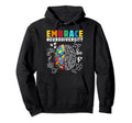 Puzzle Brain Autism Asd Adhd Mom Embrace Hoodie - Aesthetic Graphic Unisex - T-Shirt, Sweatshirt, Hoodie