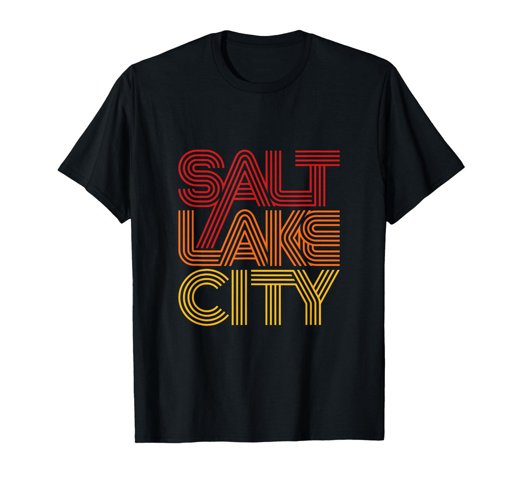 Salt Lake City Souvenir 70S 80S T-Shirt - Fun Novelty Design Unisex - T-Shirt, Sweatshirt, Hoodie
