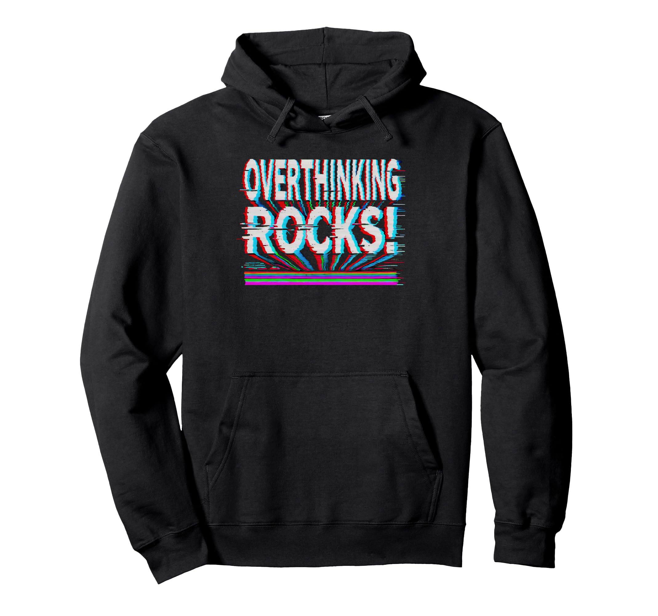 Overthinking Rocks Funny Anxiety Hoodie - Trendy Graphic Men Women - T-Shirt, Sweatshirt, Hoodie