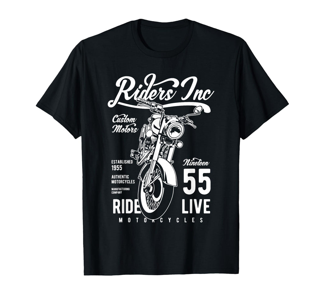 Riders Inc 1955 Motorcycle T-Shirt - Streetwear Style Unisex - T-Shirt, Sweatshirt, Hoodie