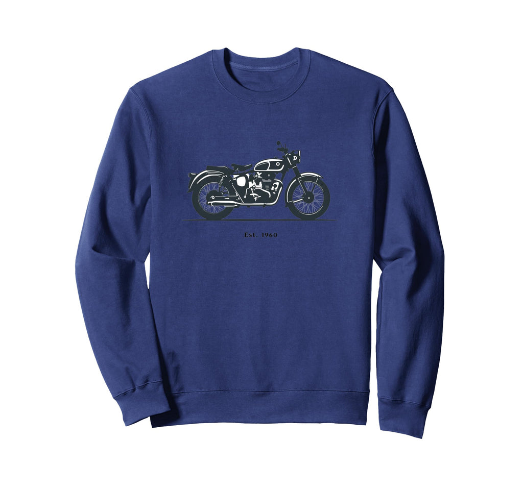Motorcycle Est 1960 Biker Sweatshirt - Streetwear Style for Adults - T-Shirt, Sweatshirt, Hoodie