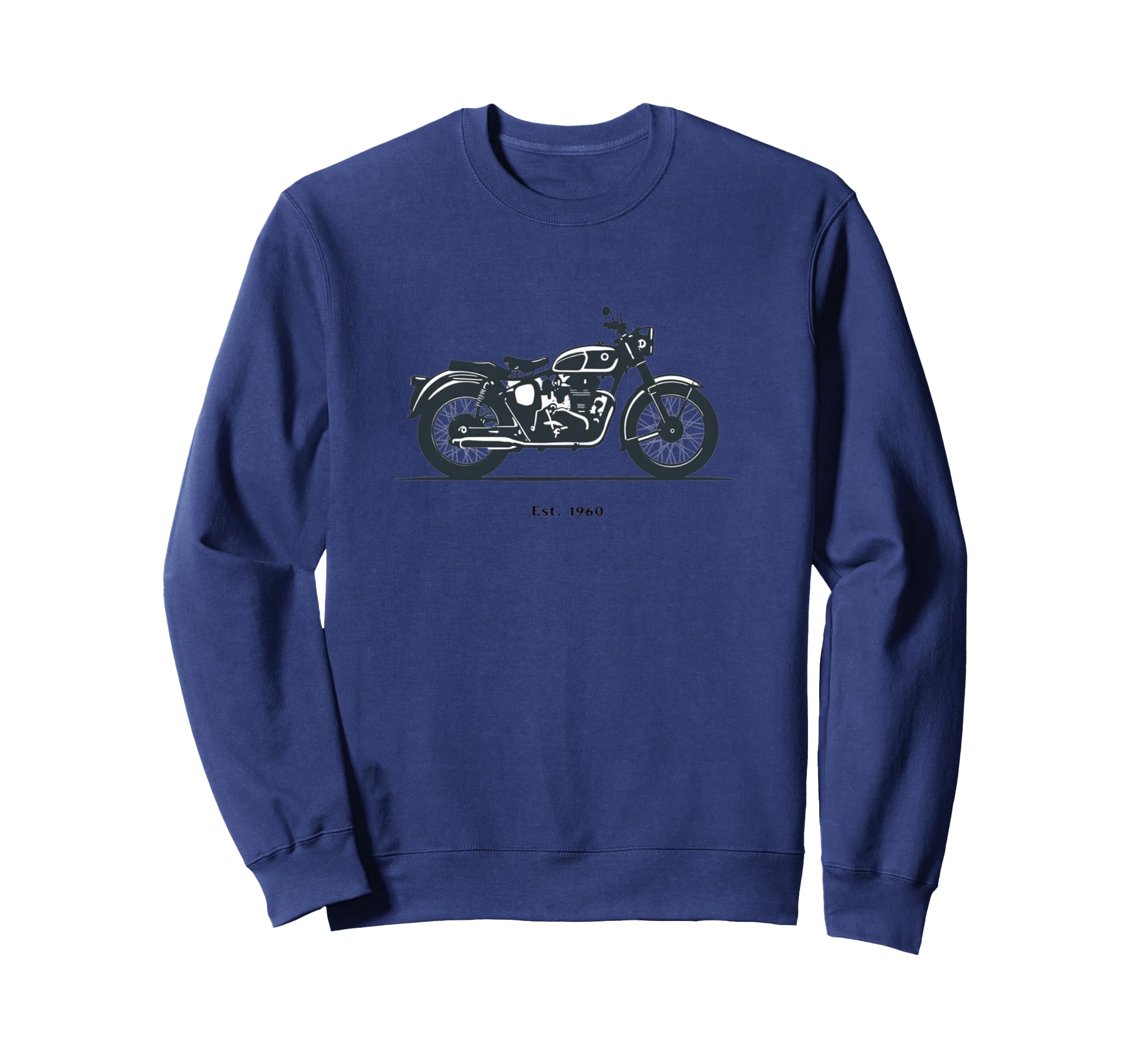 Motorcycle Est 1960 Biker Sweatshirt - Streetwear Style for Adults - T-Shirt, Sweatshirt, Hoodie
