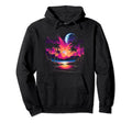 Vaporwave Solar System 80S Synthwave Hoodie - Aesthetic Graphic for Adults - T-Shirt, Sweatshirt, Hoodie