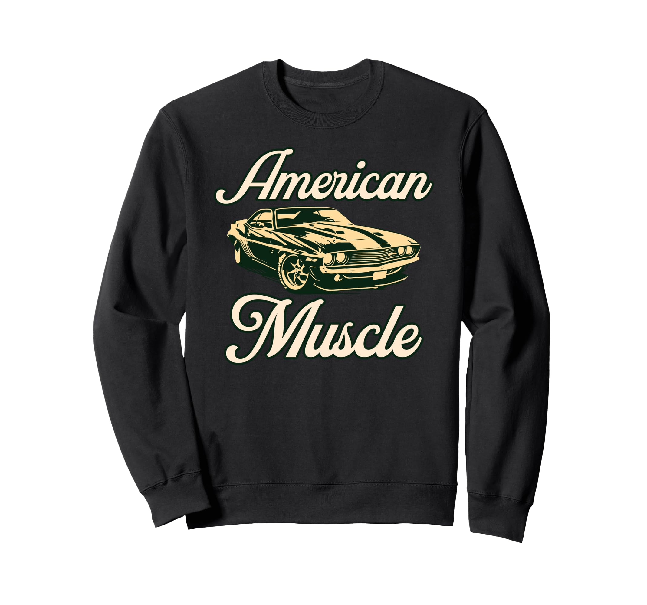 American Muscle Car Car Sweatshirt - Streetwear Style for Adults - T-Shirt, Sweatshirt, Hoodie