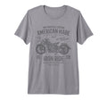American Motorcycle Distressed Tri T-Shirt - Novelty Apparel for Adults - T-Shirt, Sweatshirt, Hoodie