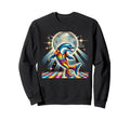 Aesthetic Dolphin Disco Sweatshirt - Graphic Print Men Women - T-Shirt, Sweatshirt, Hoodie