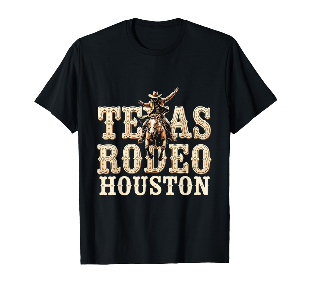Houston Texas Rodeo Western Cowboy T-Shirt - Streetwear Style for Adults - T-Shirt, Sweatshirt, Hoodie