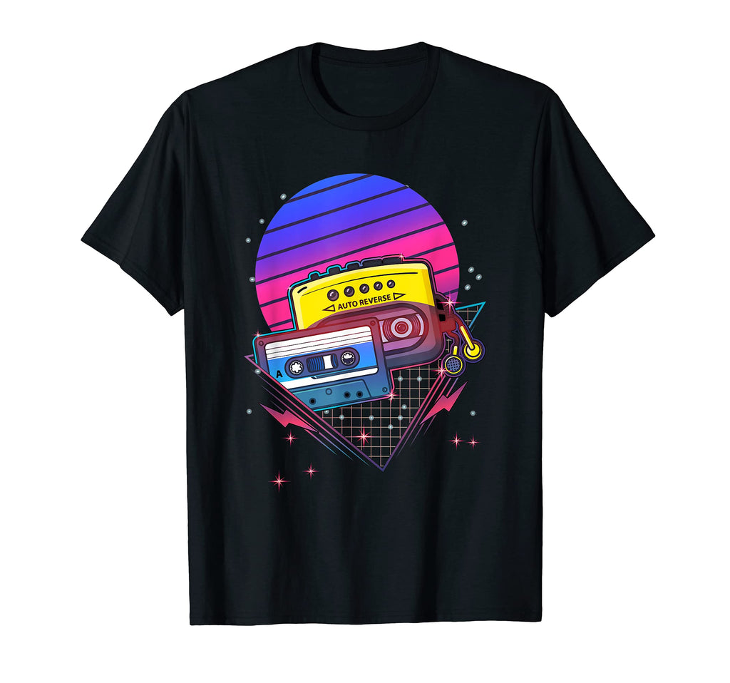 Cassette Vaporwave 80S 90S Music T-Shirt - Casual Everyday Wear Unisex - T-Shirt, Sweatshirt, Hoodie