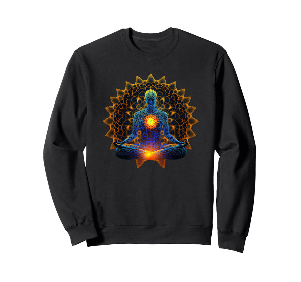 Energy Chakra Yoga Meditation Sweatshirt - Casual Everyday Wear Unisex - T-Shirt, Sweatshirt, Hoodie