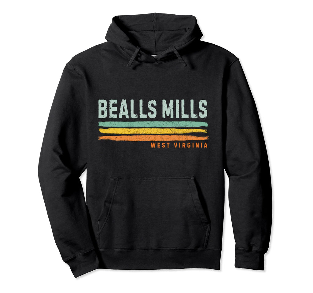 Stripes Bealls Mills Wv Hoodie - Trendy Graphic Unisex - T-Shirt, Sweatshirt, Hoodie
