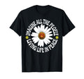 Peace Flower Imagine All People Boho Hippie T-Shirt - Graphic Print Unisex - T-Shirt, Sweatshirt, Hoodie