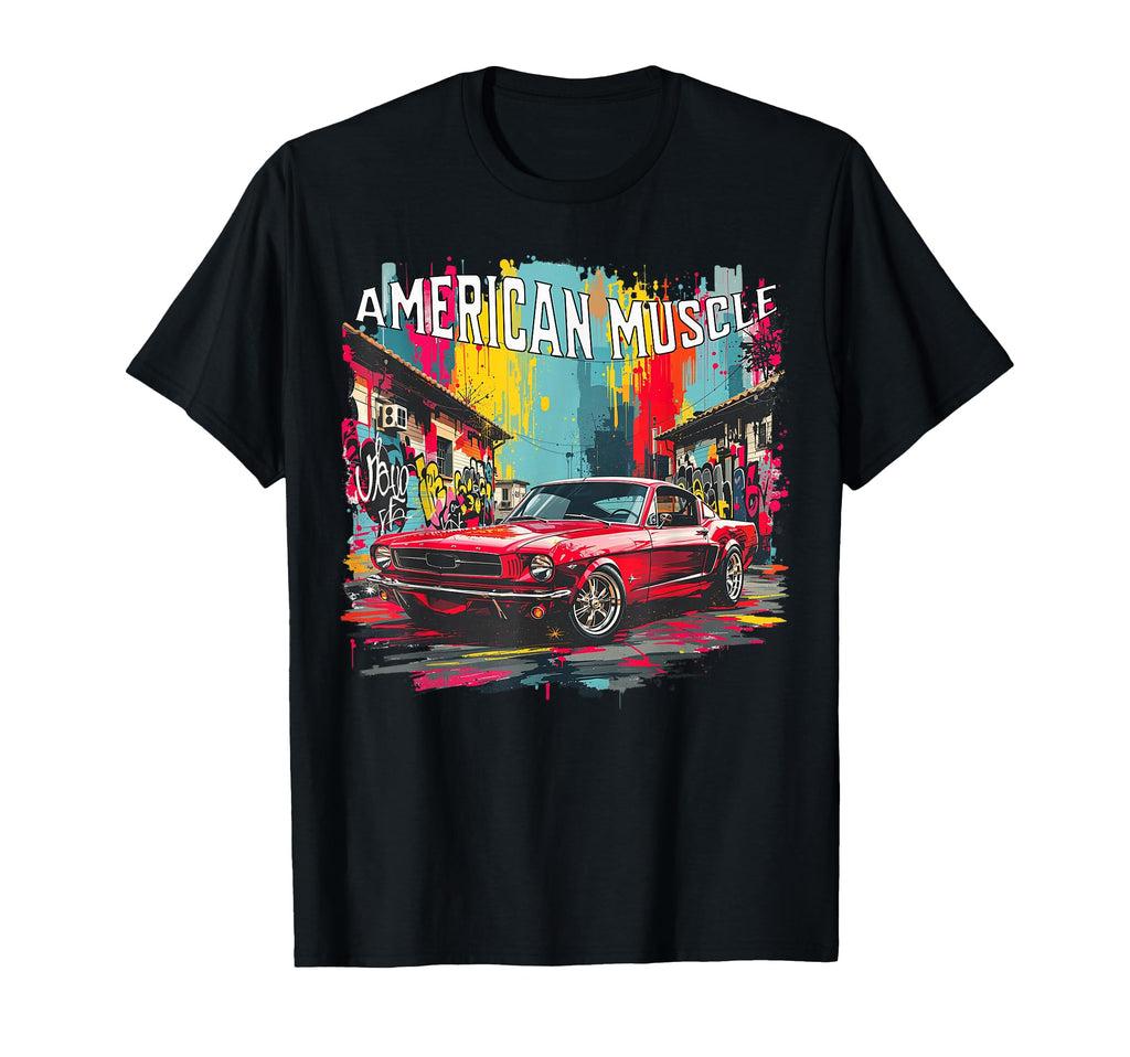 American Muscle Car Guy Petrolheads T-Shirt - Minimalist Print Unisex - T-Shirt, Sweatshirt, Hoodie
