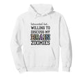 Introverted But Willing To Discuss My Hoodie - Trendy Graphic for Adults - T-Shirt, Sweatshirt, Hoodie
