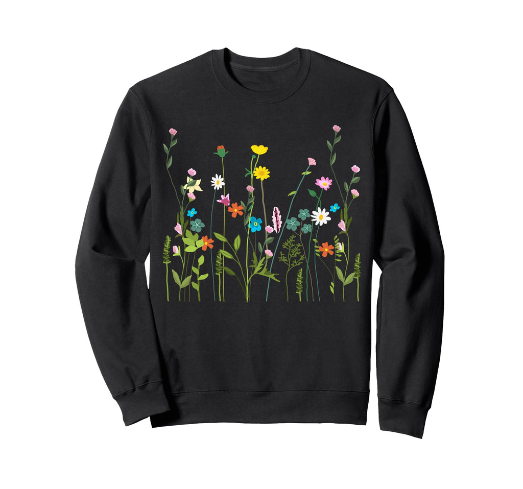 Wildflower Summer Flowers Blooming Sweatshirt - Streetwear Style Men Women - T-Shirt, Sweatshirt, Hoodie