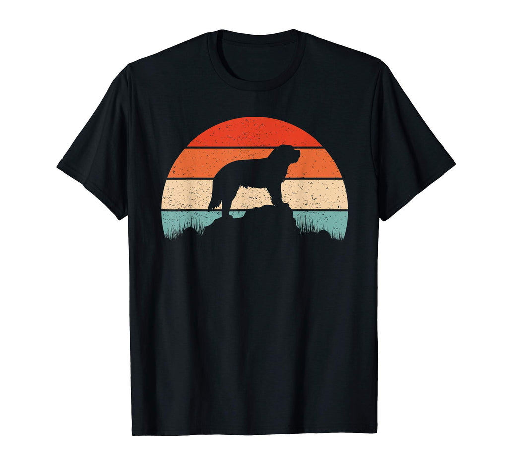 Saint Bernard Dog Sunset Gift T-Shirt - Fun Novelty Design for Adults - T-Shirt, Sweatshirt, Hoodie