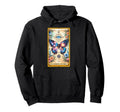 Antisocial Butterfly Tarot Card Hoodie - Novelty Apparel Men Women - T-Shirt, Sweatshirt, Hoodie