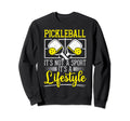 Pickleball Player Distressed Sweatshirt - Minimalist Print for Adults - T-Shirt, Sweatshirt, Hoodie