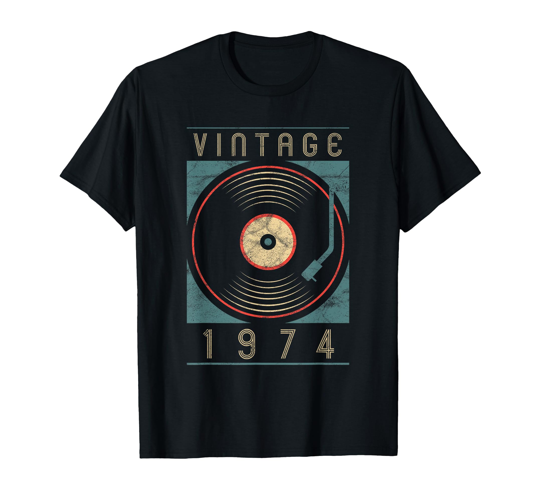 1974 Vinyl Turntable 50Th Birthday Dj T-Shirt - Graphic Print for Adults - T-Shirt, Sweatshirt, Hoodie