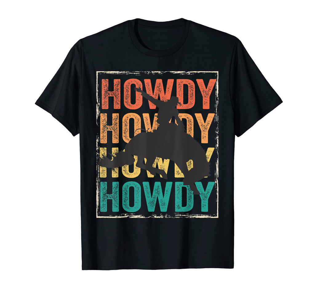 Rodeo Distressed Western Barn Dance T-Shirt - Novelty Apparel Men Women - T-Shirt, Sweatshirt, Hoodie