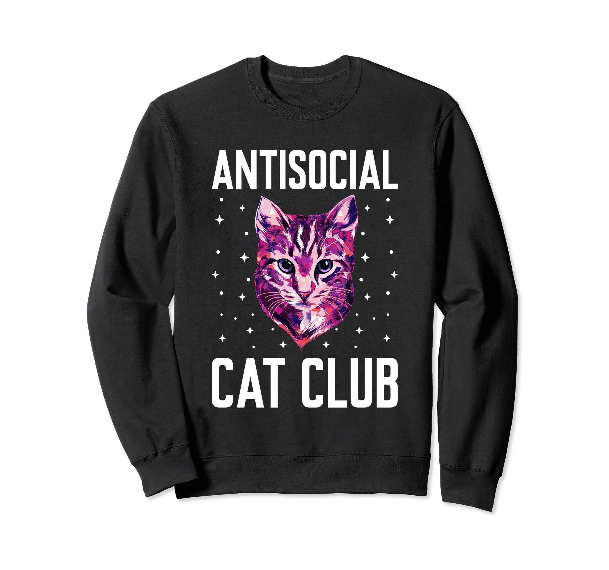 Antisocial Cat Club Introvert Sweatshirt - Casual Everyday Wear for Adults - T-Shirt, Sweatshirt, Hoodie