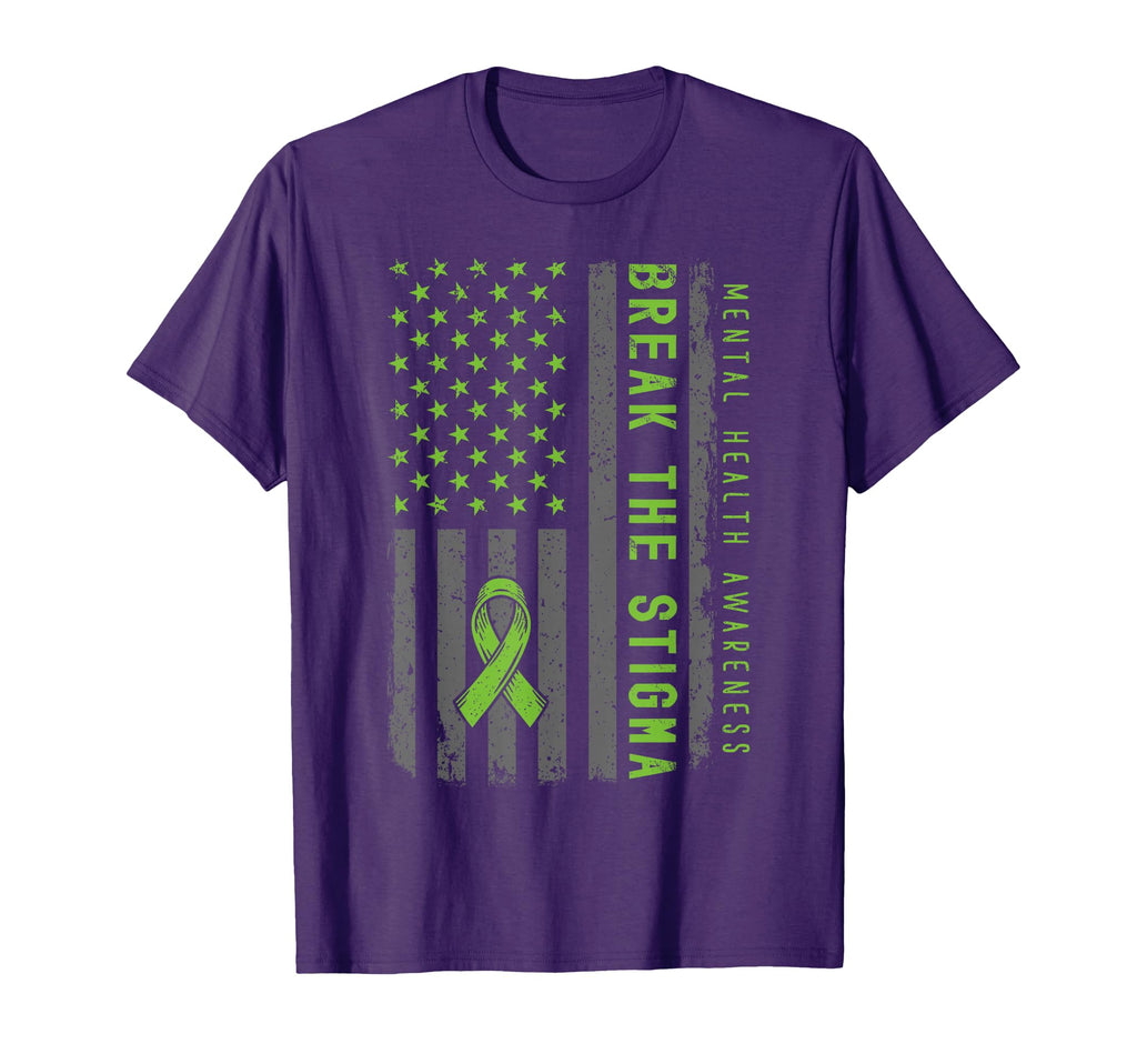 Mental Health Matters Fight Stigma Mental T-Shirt - Novelty Apparel Unisex - T-Shirt, Sweatshirt, Hoodie