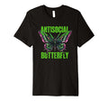 Antisocial Butterfly Lovers Edgy T-Shirt - Casual Everyday Wear for Adults - T-Shirt, Sweatshirt, Hoodie