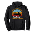 Sunset Sidecar Motorcycle Hoodie - Unique Graphic Men Women - T-Shirt, Sweatshirt, Hoodie