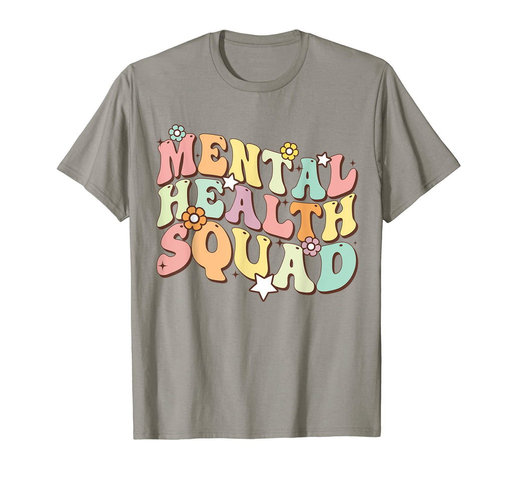 Mental Health Squad Groovy Mental T-Shirt - Custom Art Print Men Women - T-Shirt, Sweatshirt, Hoodie