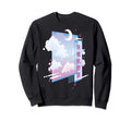 80S Vaporwave Synthwave Cyber Sweatshirt - Minimalist Print for Adults - T-Shirt, Sweatshirt, Hoodie