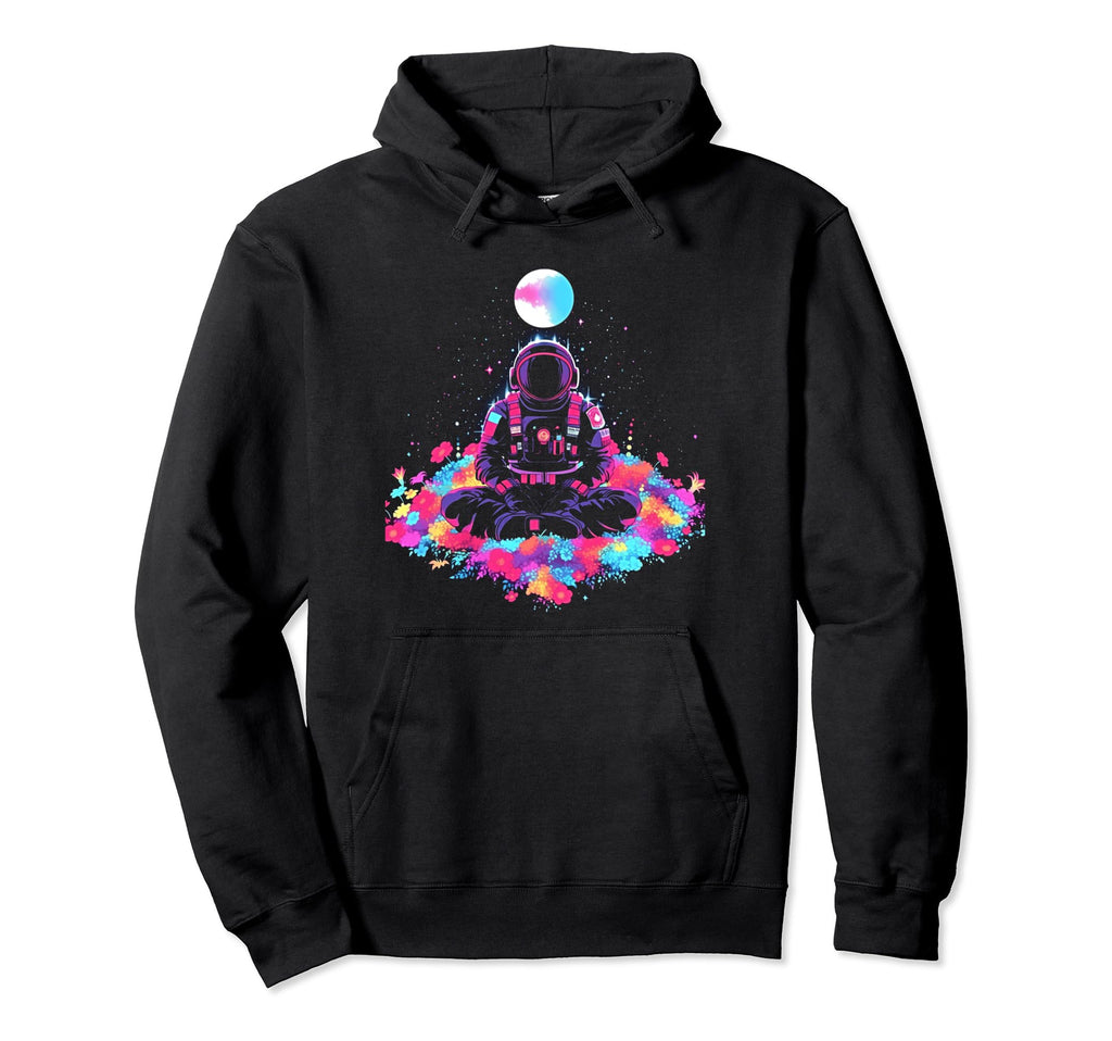 Synthwave Astronaut Cyberpunk 80S Sci Fi Hoodie - Graphic Print for Adults - T-Shirt, Sweatshirt, Hoodie