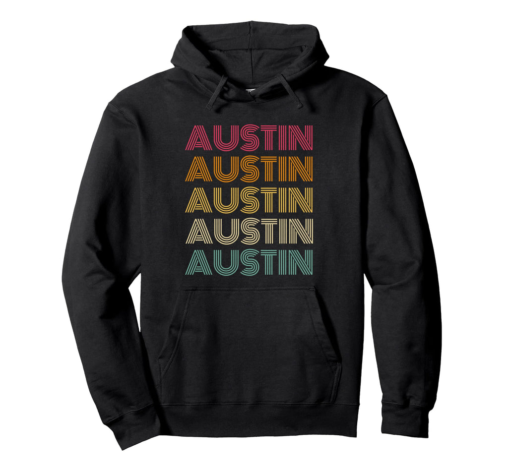 Austin 70S 80S Throwback Hoodie - Aesthetic Graphic for Adults - T-Shirt, Sweatshirt, Hoodie