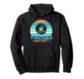 Turntable Artist Vinyl Records Hoodie - Trendy Graphic Men Women - T-Shirt, Sweatshirt, Hoodie